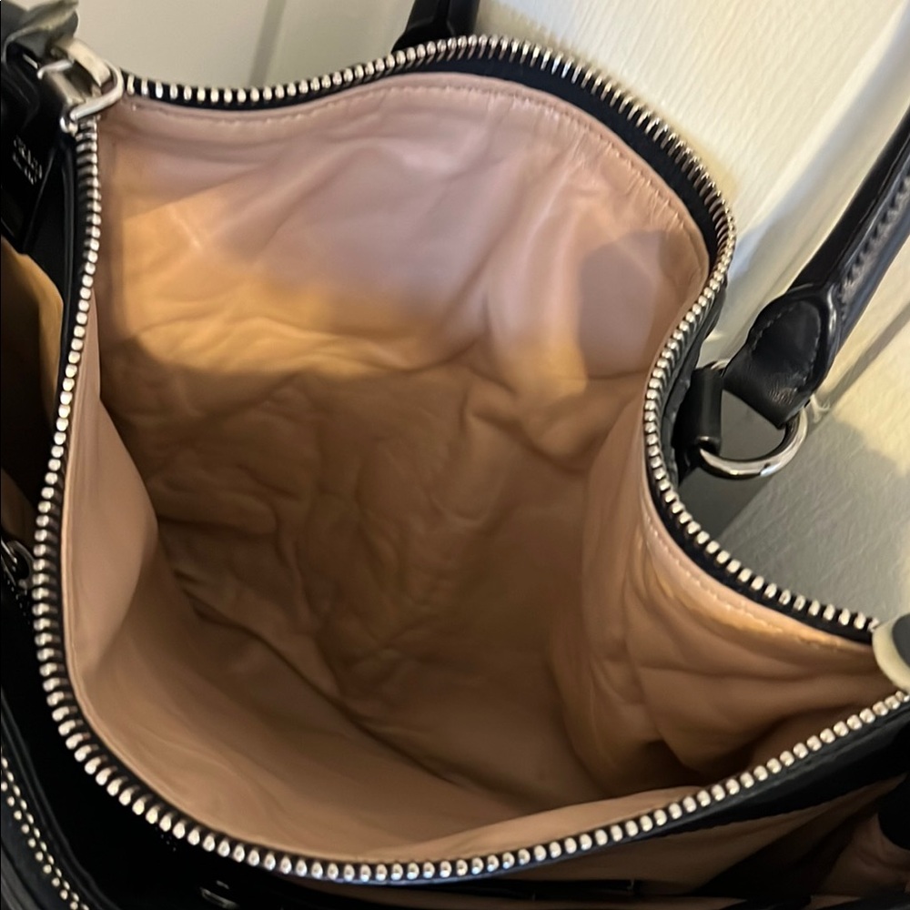 Prada Napa Gaufre Black Shoulder Bag authentic - Picture 10 of 15